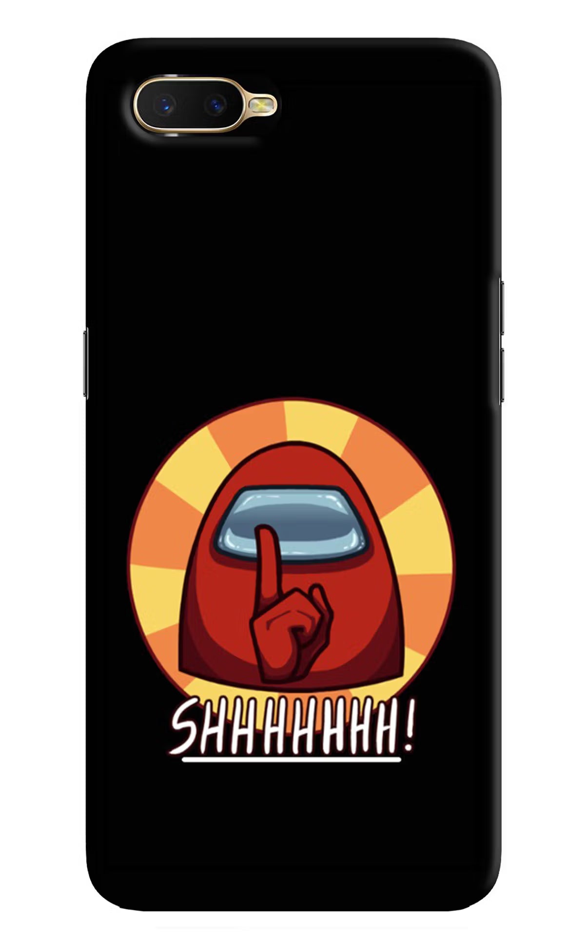 Among Us Shhh! Oppo K1 Hard Case Back Cover by Casekaro