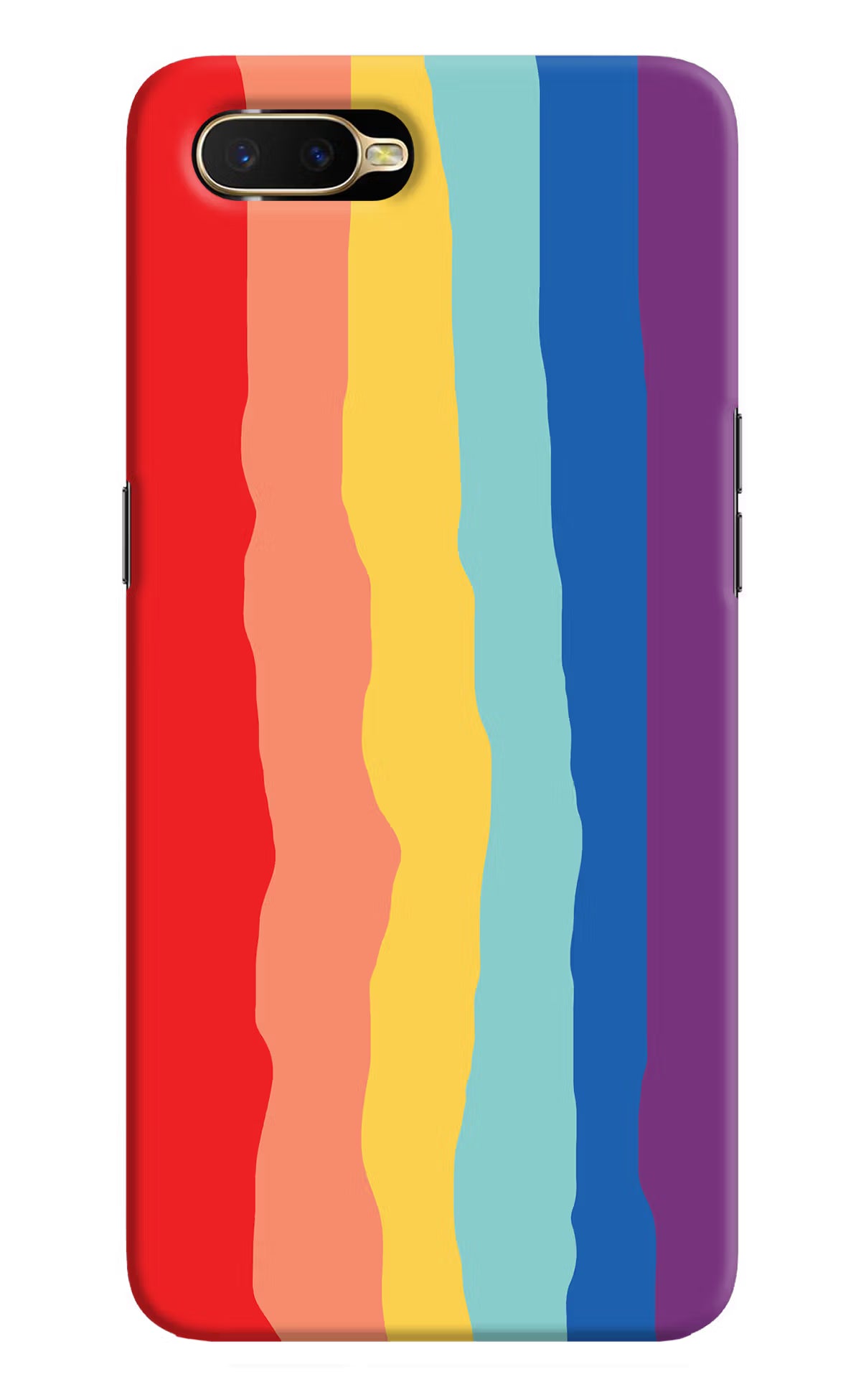 Rainbow Oppo K1 Hard Case Back Cover by Casekaro