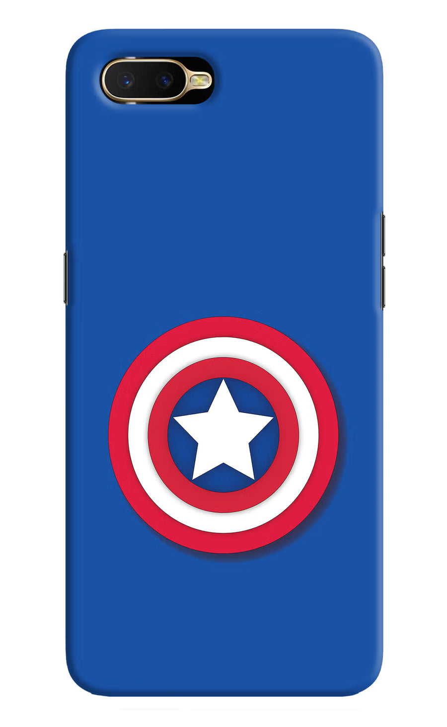 Shield Oppo K1 Back Cover, Hard case