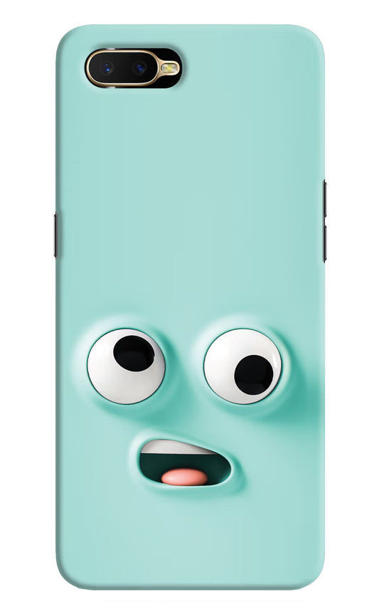 Funny Cartoon Oppo K1 Hard Case Back Cover by Casekaro