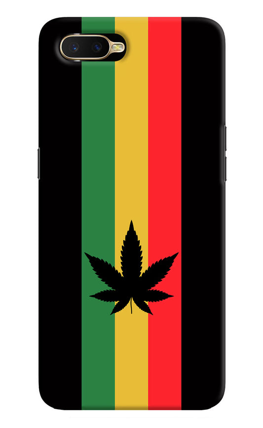 Weed Flag Oppo K1 Hard Case Back Cover by Casekaro