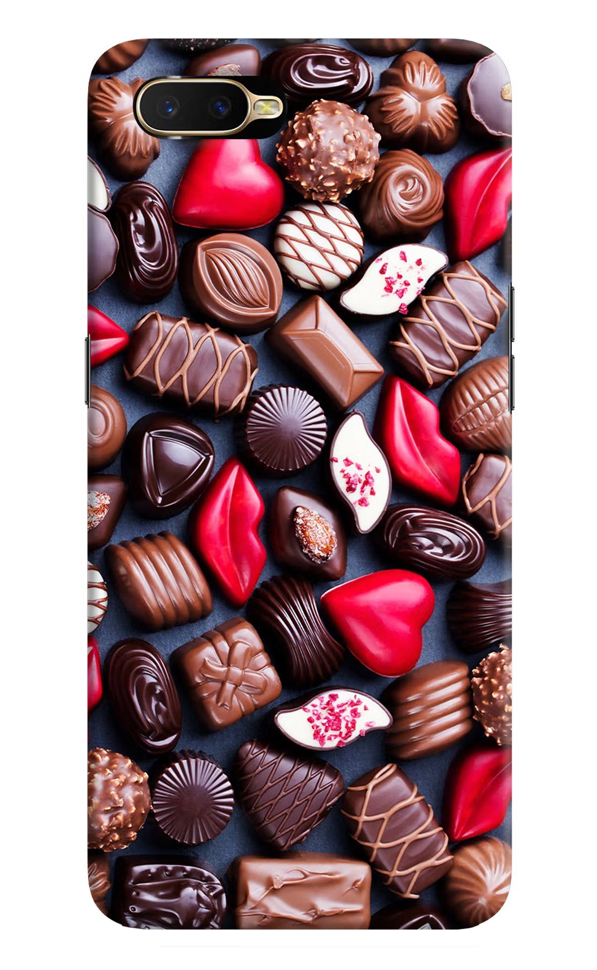 Chocolates Oppo K1 Hard Case Back Cover by Casekaro