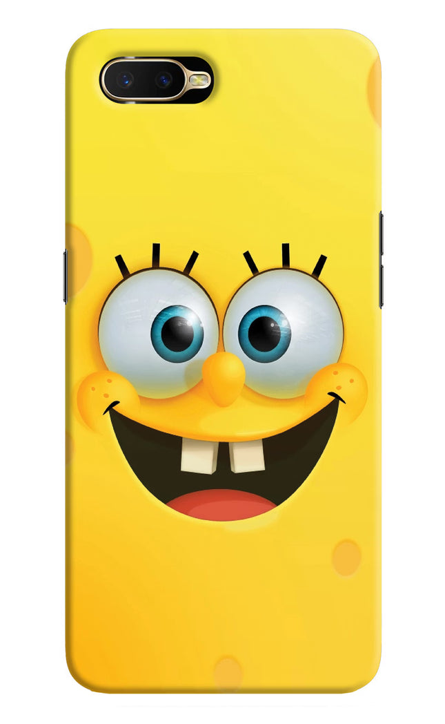 Sponge 1 Oppo K1 Hard Case Back Cover by Casekaro