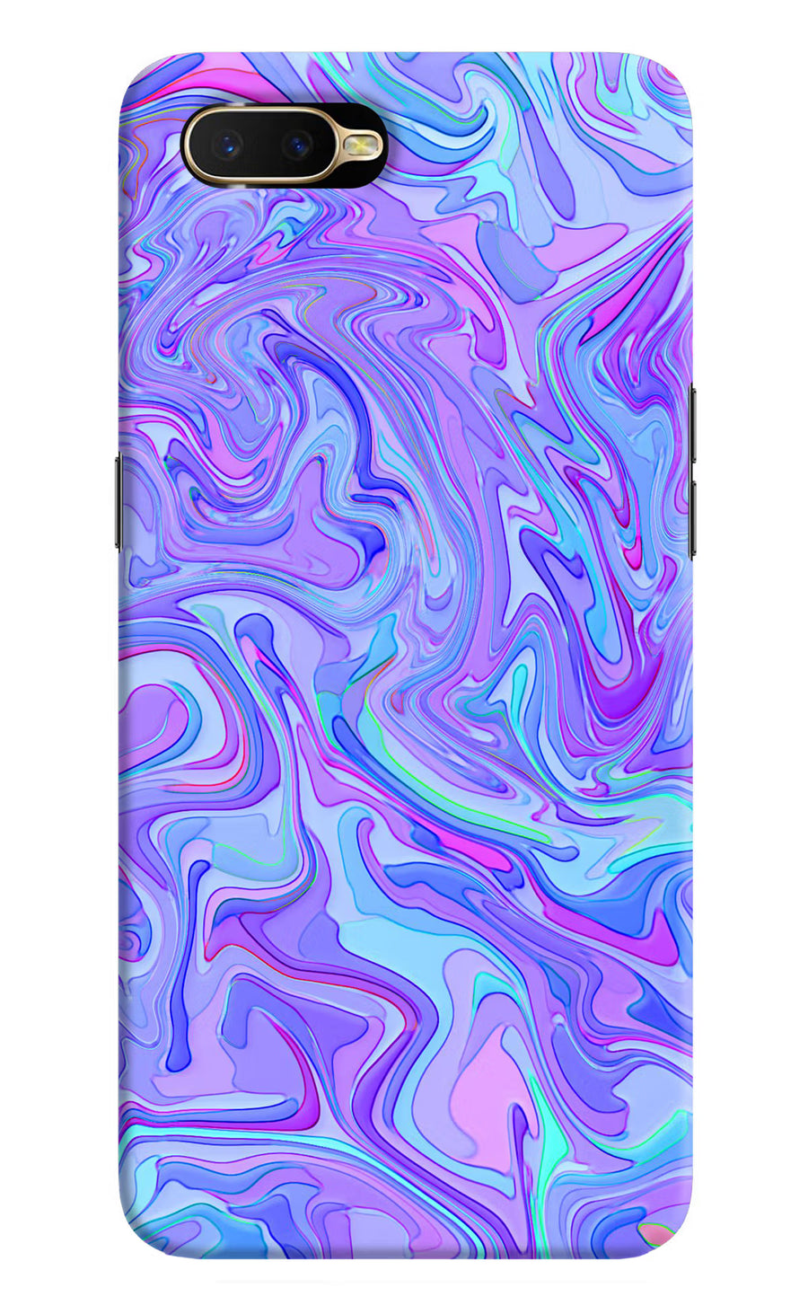 Glitter Oppo K1 Back Cover, Hard case