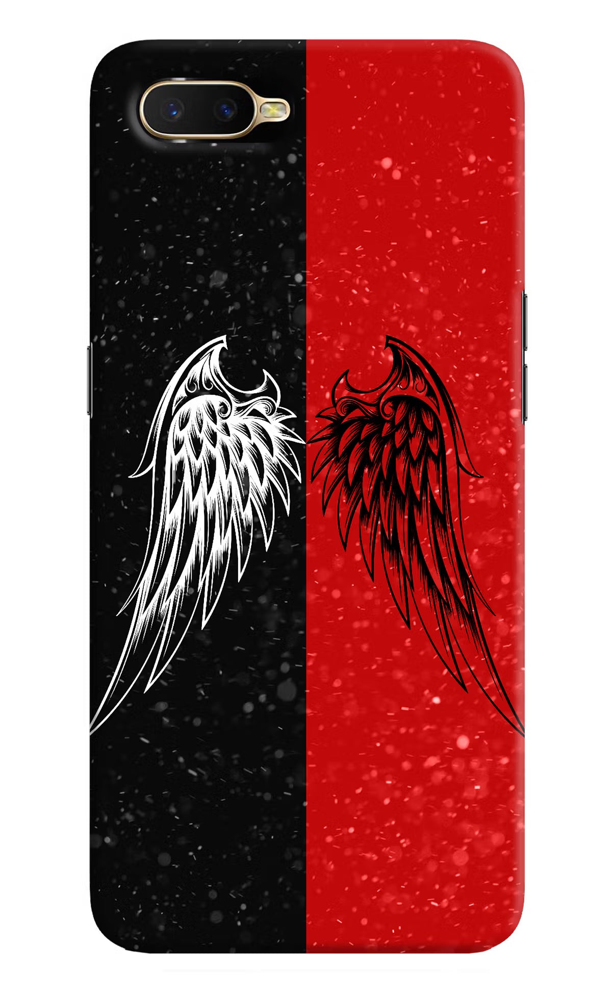 Wings Oppo K1 Hard Case Back Cover by Casekaro
