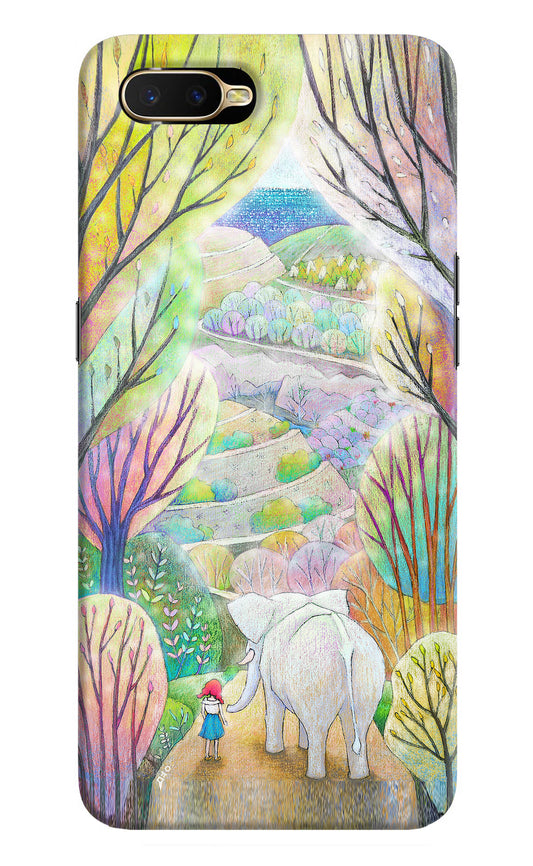 Nature Painting Oppo K1 Hard Case Back Cover by Casekaro