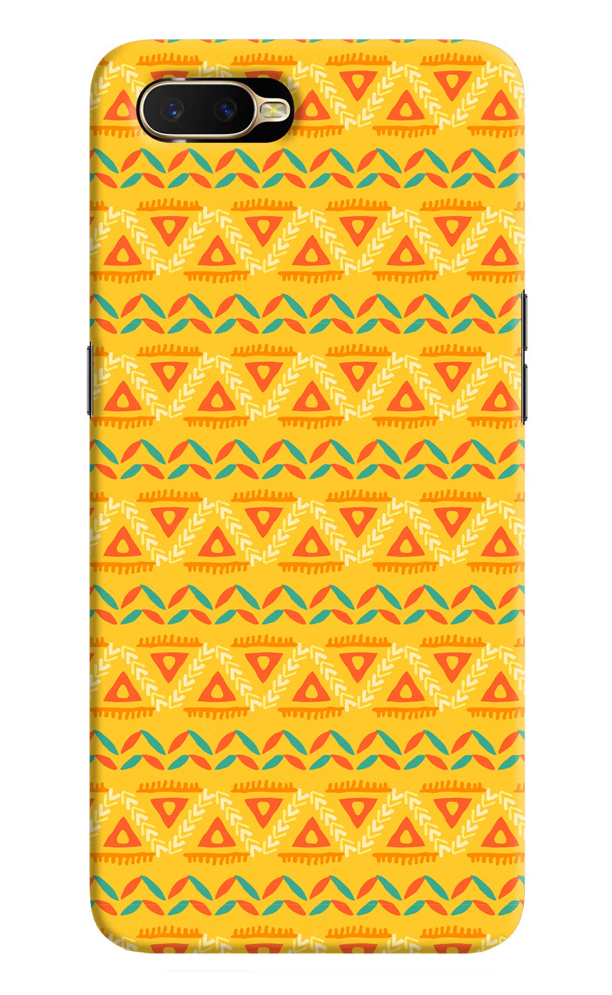 Tribal Pattern Oppo K1 Hard Case Back Cover by Casekaro