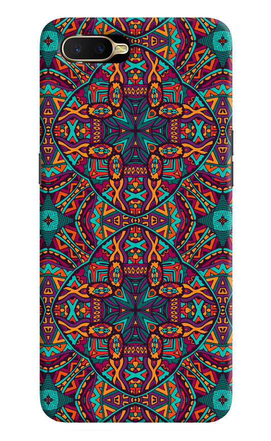 Colour Mandala Oppo K1 Hard Case Back Cover by Casekaro