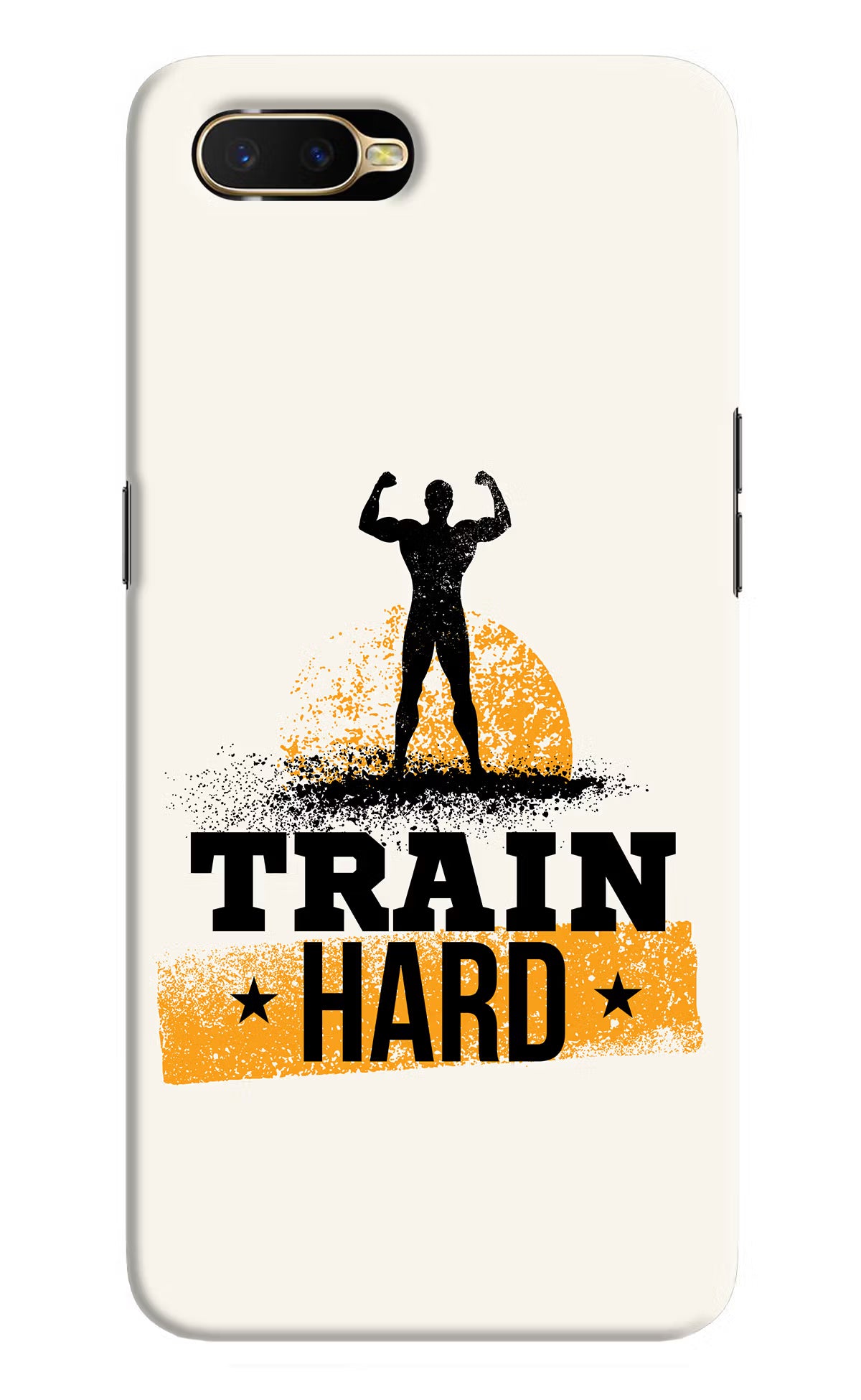 Train Hard Oppo K1 Hard Case Back Cover by Casekaro
