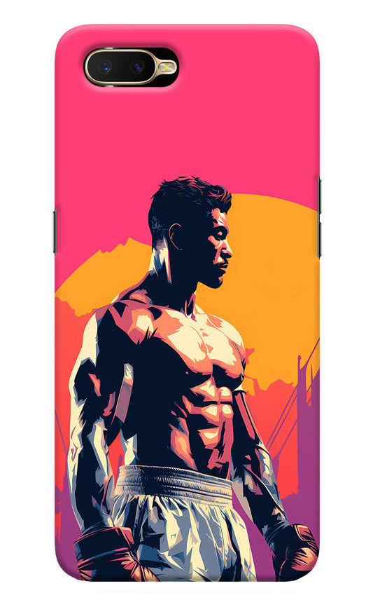 Sunset Warrior (AI Generated) Oppo K1 Back Cover