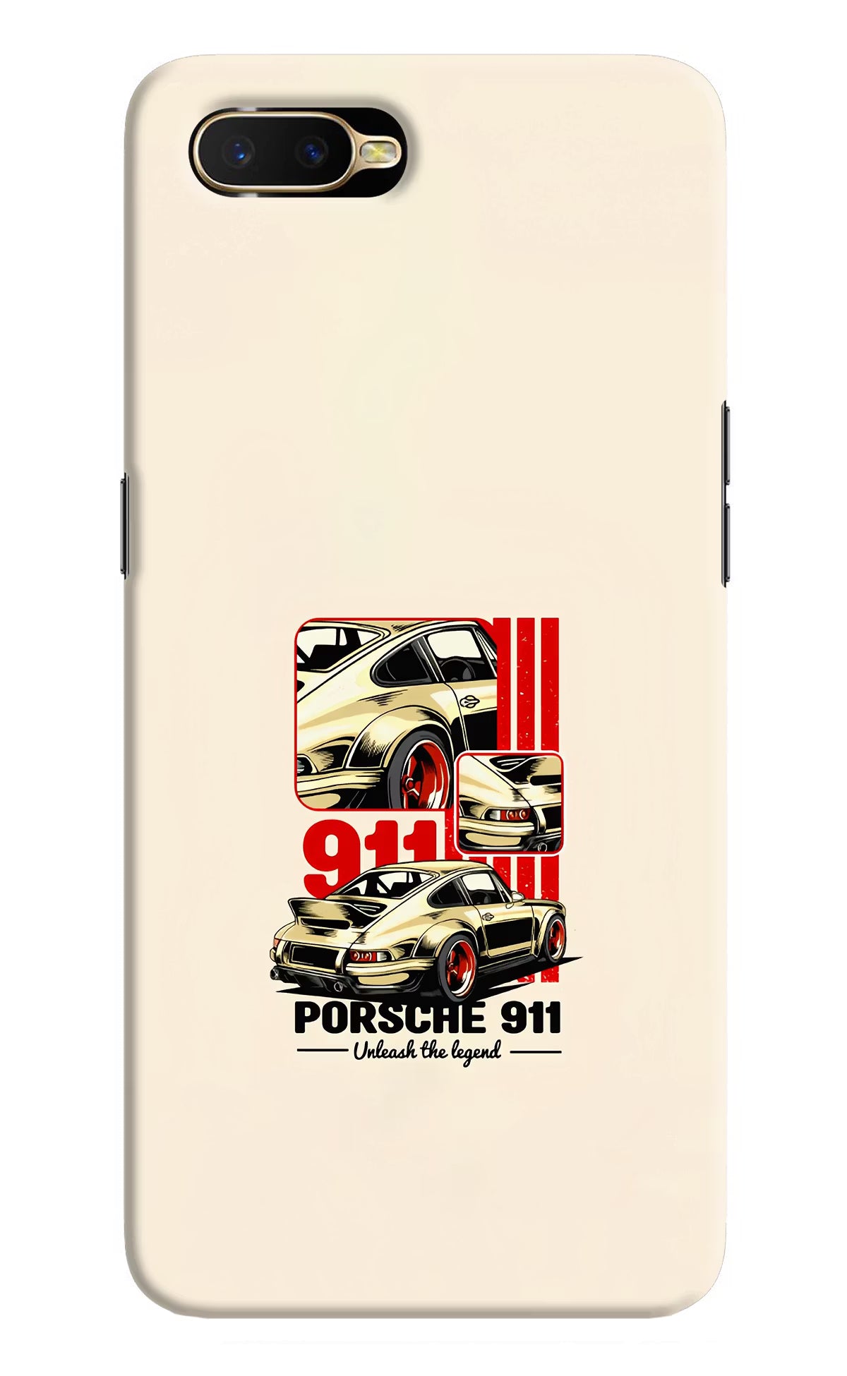 Classic Porsche 911 Oppo K1 Hard Case Back Cover by Casekaro