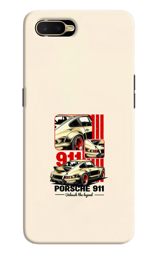 Classic Porsche 911 Oppo K1 Hard Case Back Cover by Casekaro