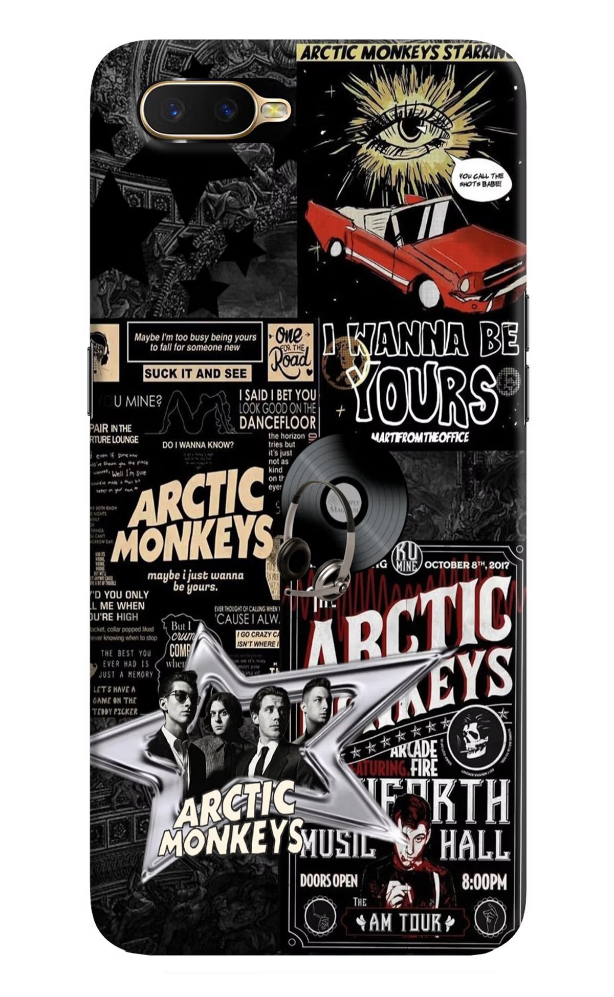 Arctic Monkeys Oppo K1 Hard Case Back Cover by Casekaro