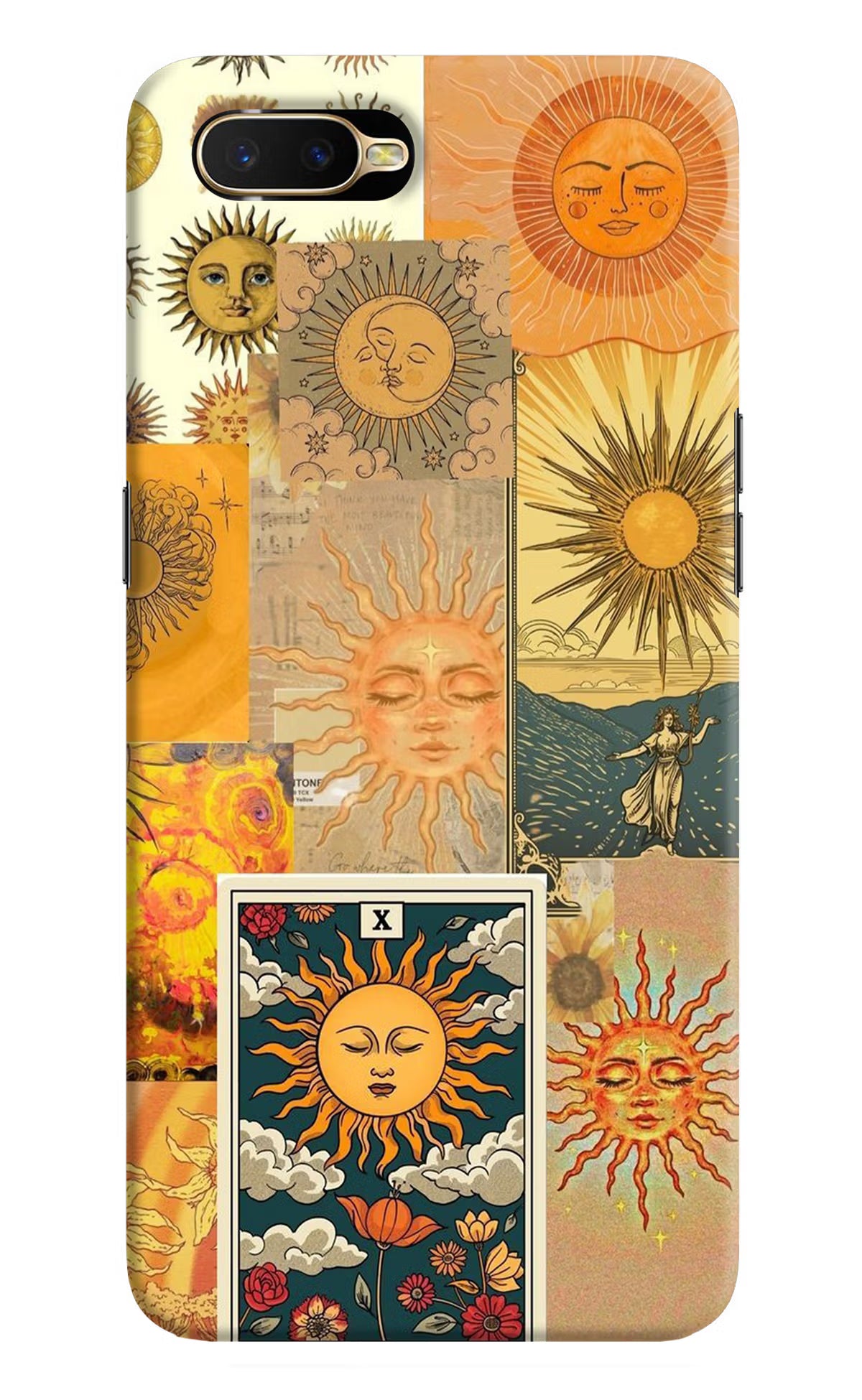 Sun Oppo K1 Hard Case Back Cover by Casekaro