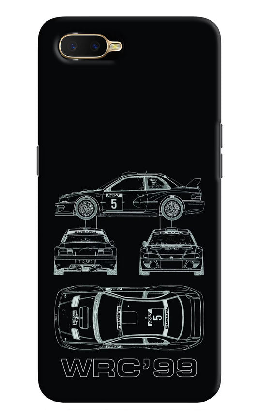 WRC'99 Oppo K1 Hard Case Back Cover by Casekaro