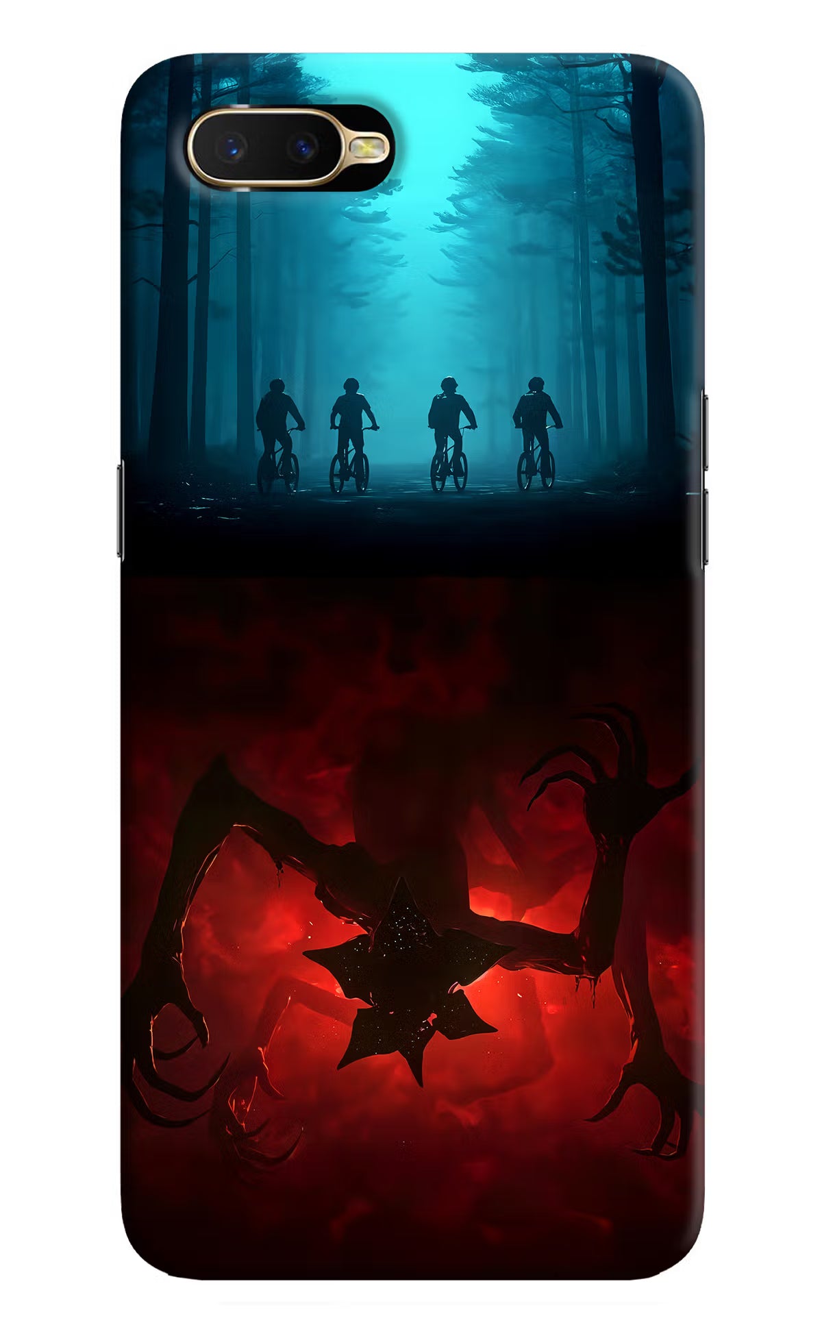 Ordinary Things Downside Up Oppo K1 Hard Case Back Cover by Casekaro