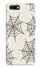 Spider Web Oppo K1 Hard Case Back Cover by Casekaro