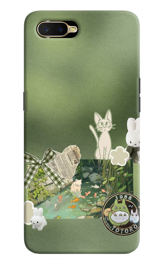 Aesthetic anime Oppo K1 Back Cover