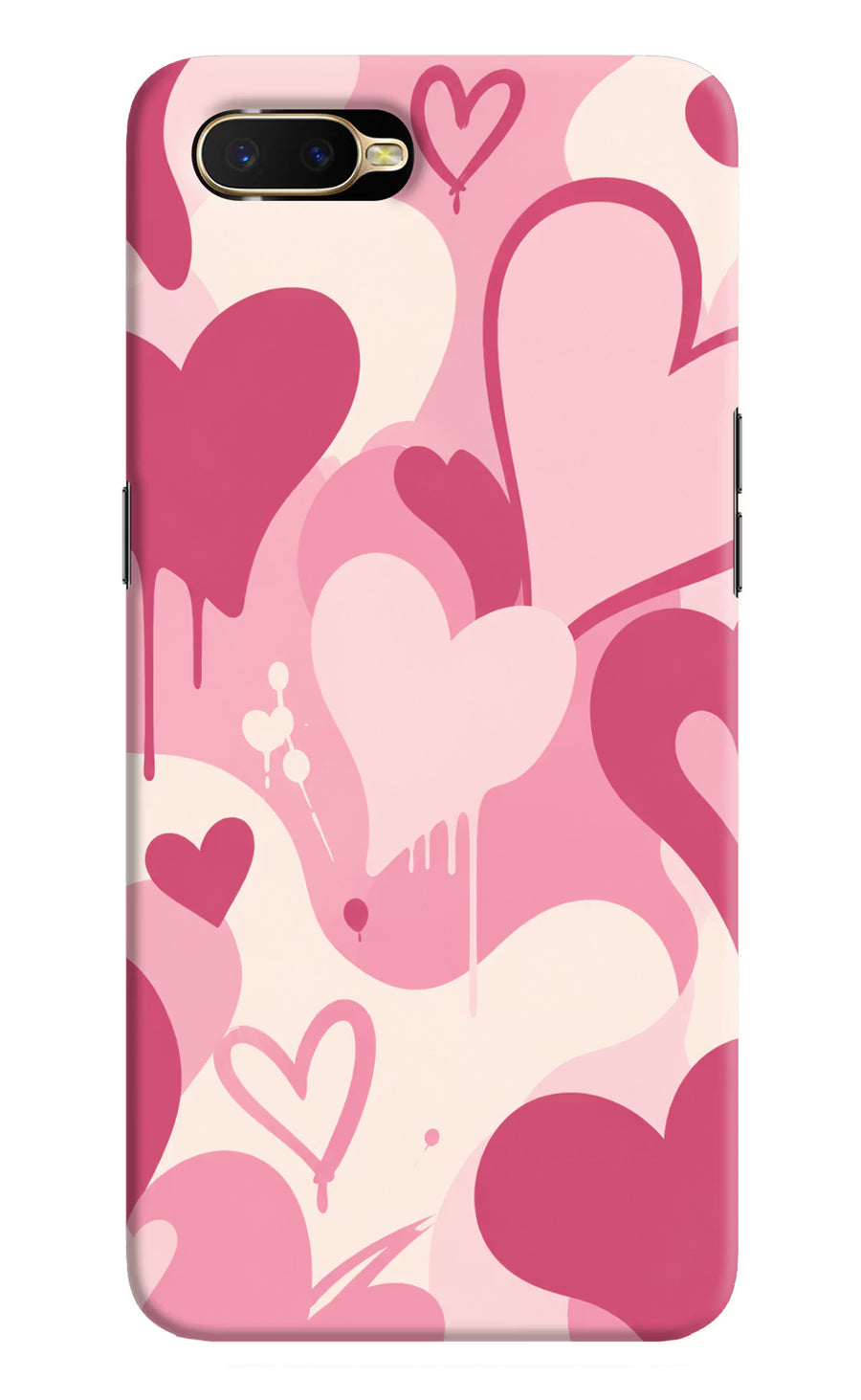 Hearty case Oppo K1 Back Cover, Hard case