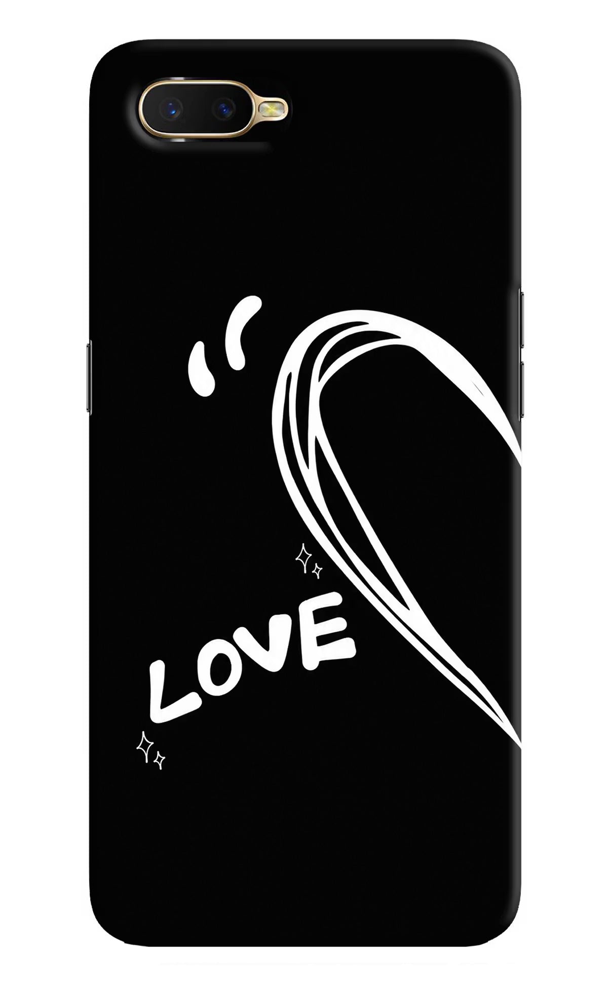Love Line Oppo K1 Back Cover