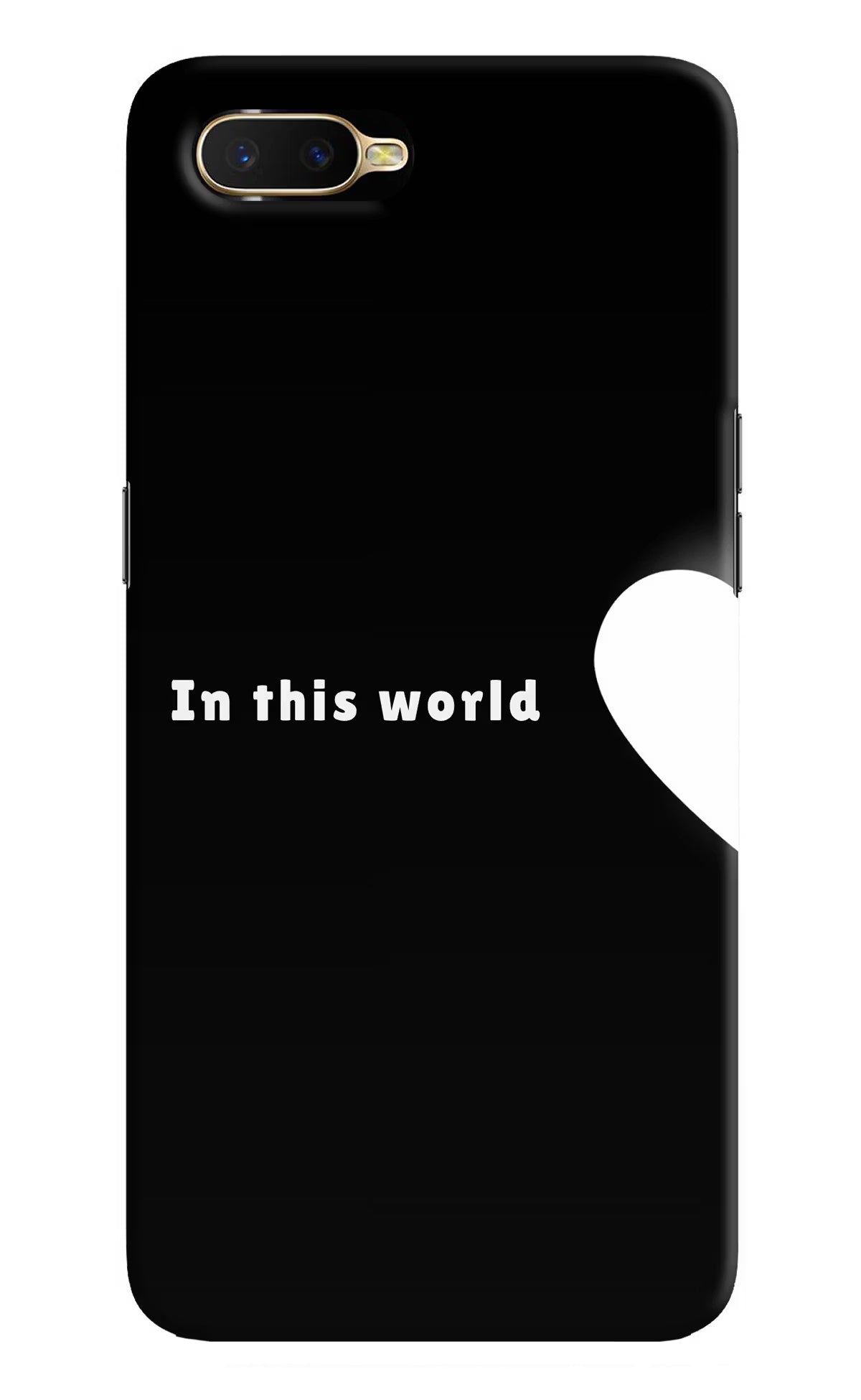 This World Oppo K1 Back Cover