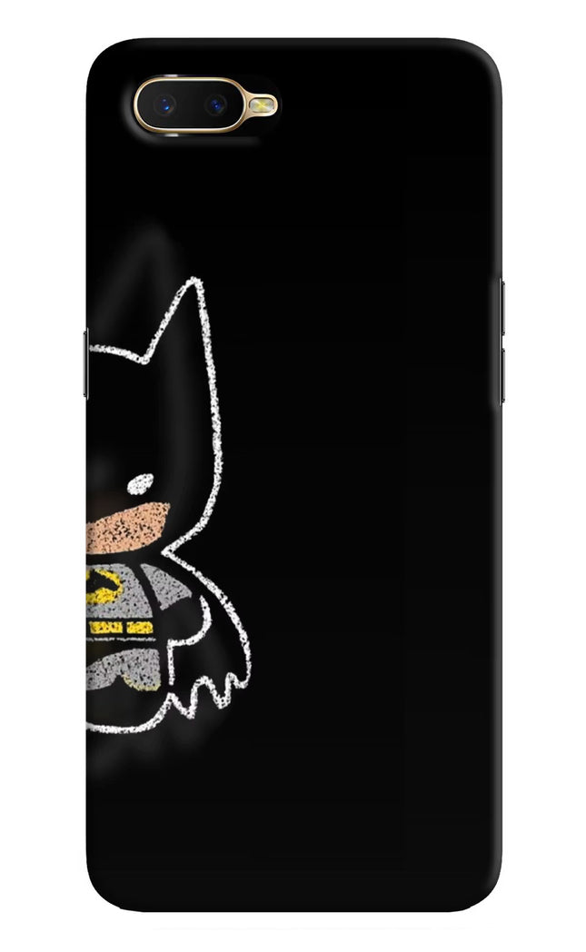 Bat Kitty Oppo K1 Hard Case Back Cover by Casekaro