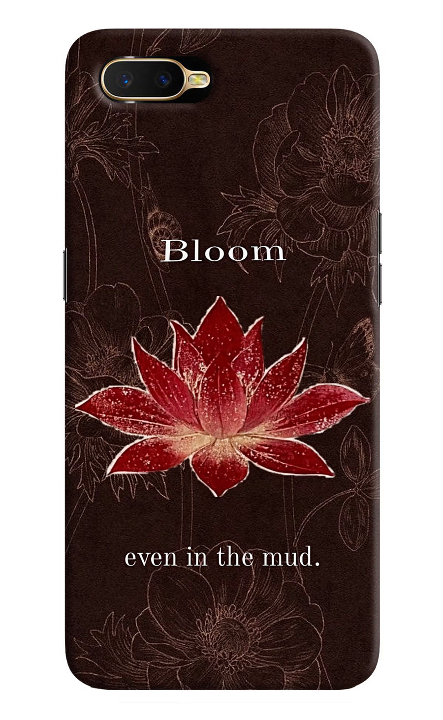 Bloom Oppo K1 Back Cover, Hard case