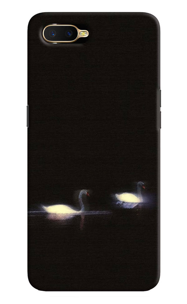 Silent Swans Oppo K1 Hard Case Back Cover by Casekaro