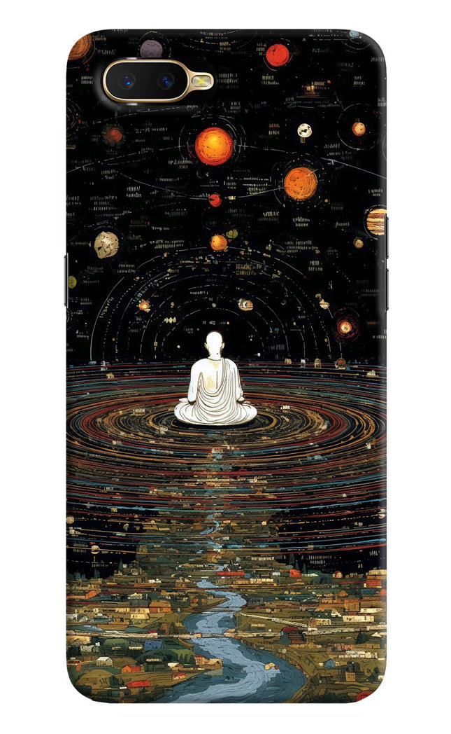 Space Monk Oppo K1 Hard Case Back Cover by Casekaro
