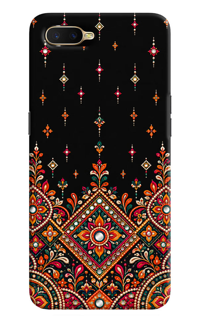 Noir Mehfil Oppo K1 Hard Case Back Cover by Casekaro
