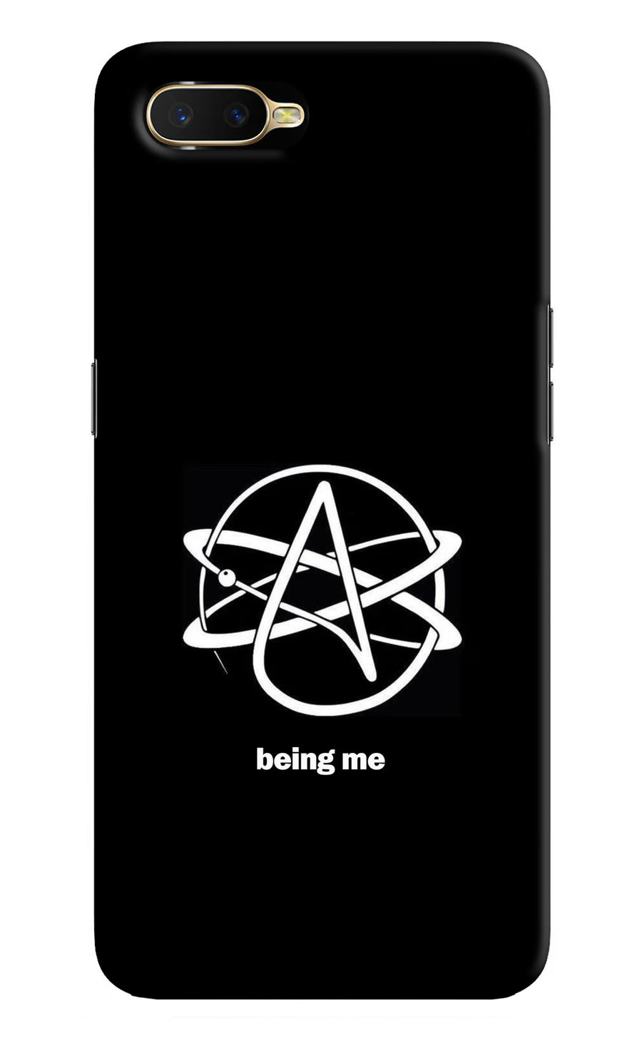 Atheist Symbol Oppo K1 Back Cover, Hard case