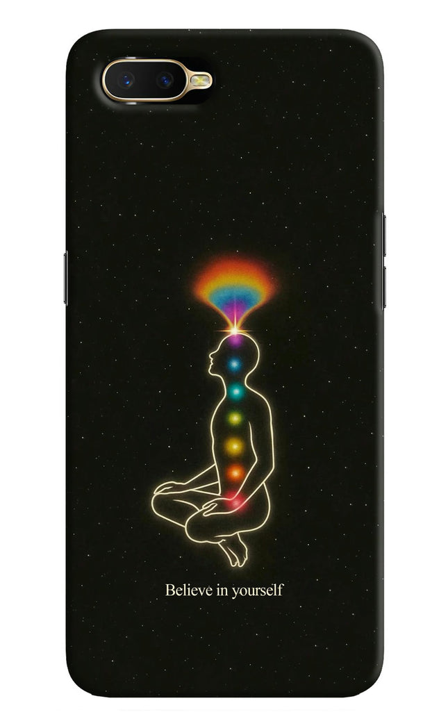 Believe in yourself Oppo K1 Hard Case Back Cover by Casekaro