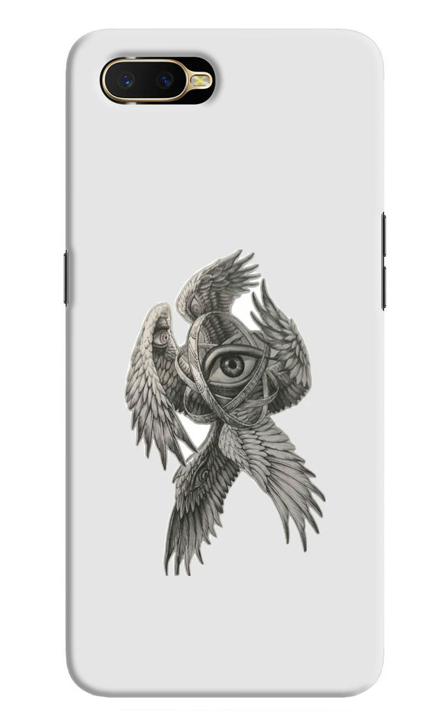 Accurate Angel Oppo K1 Hard Case Back Cover by Casekaro