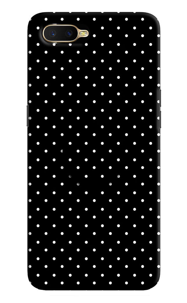 White Dots Oppo K1 Pop Case by Casekaro