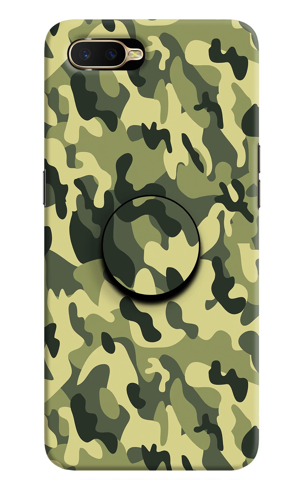 Camouflage Oppo K1 Pop Case by Casekaro