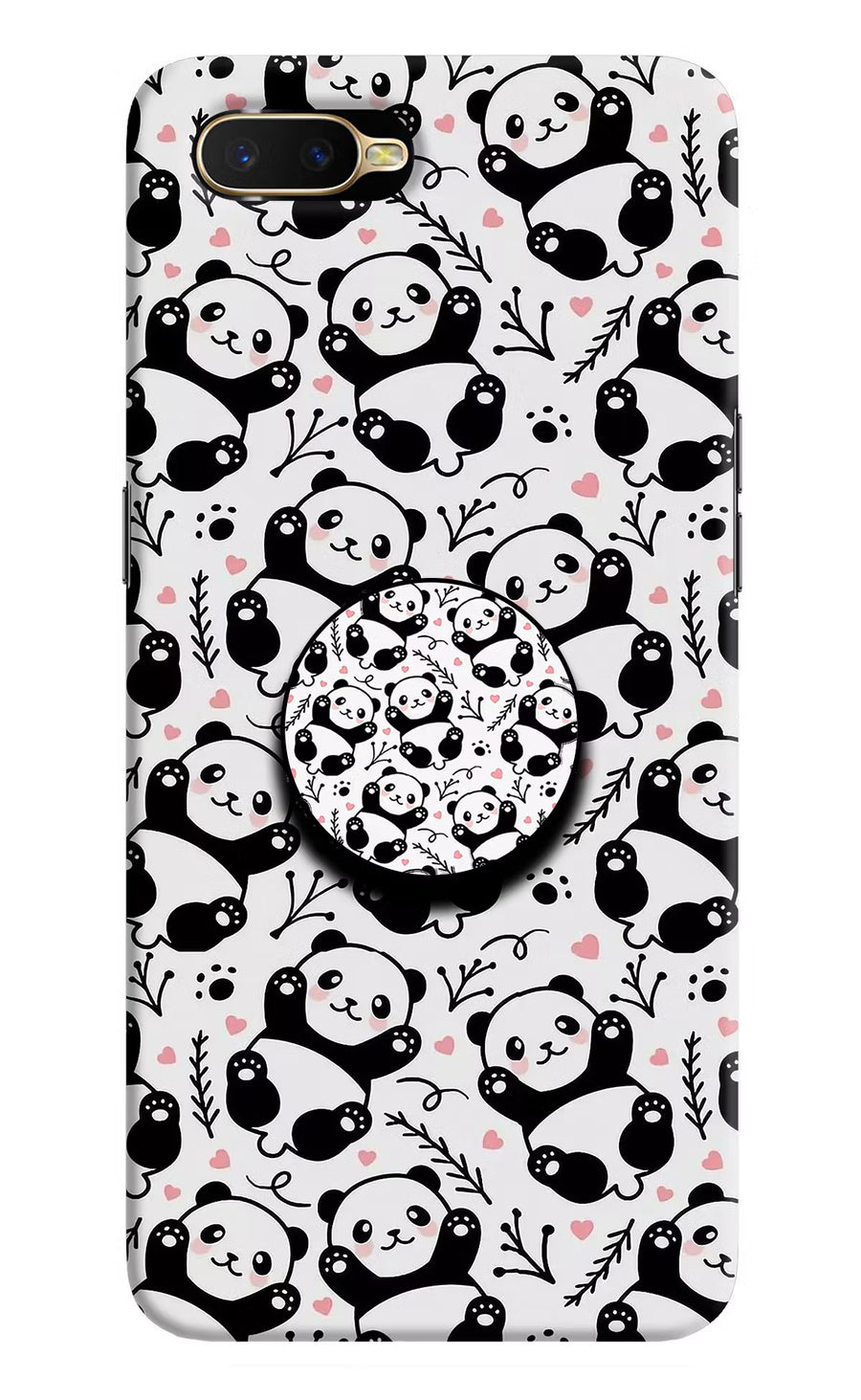 Cute Panda Oppo K1 Pop Case, Hard case