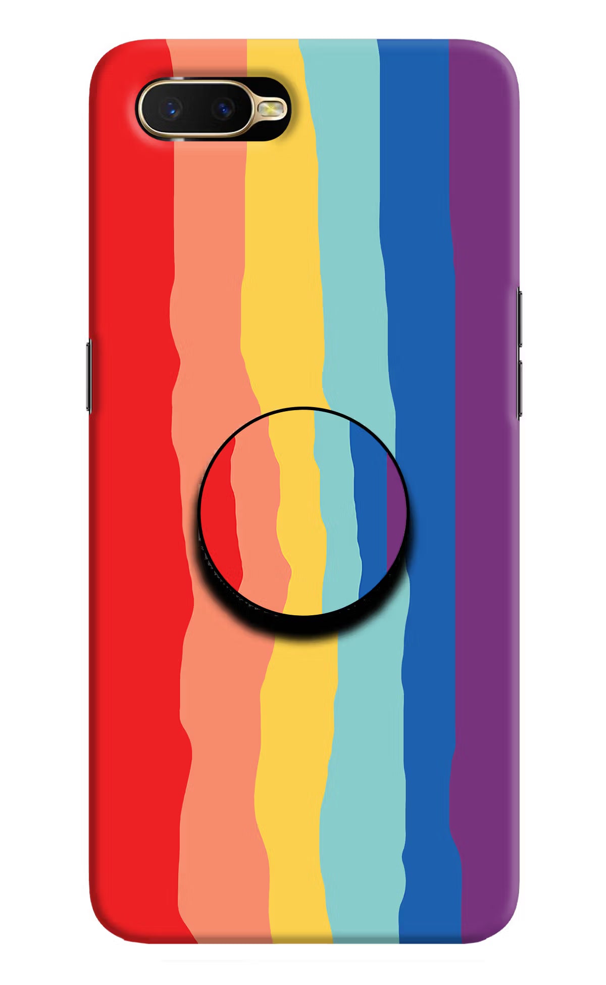 Rainbow Oppo K1 Pop Case by Casekaro