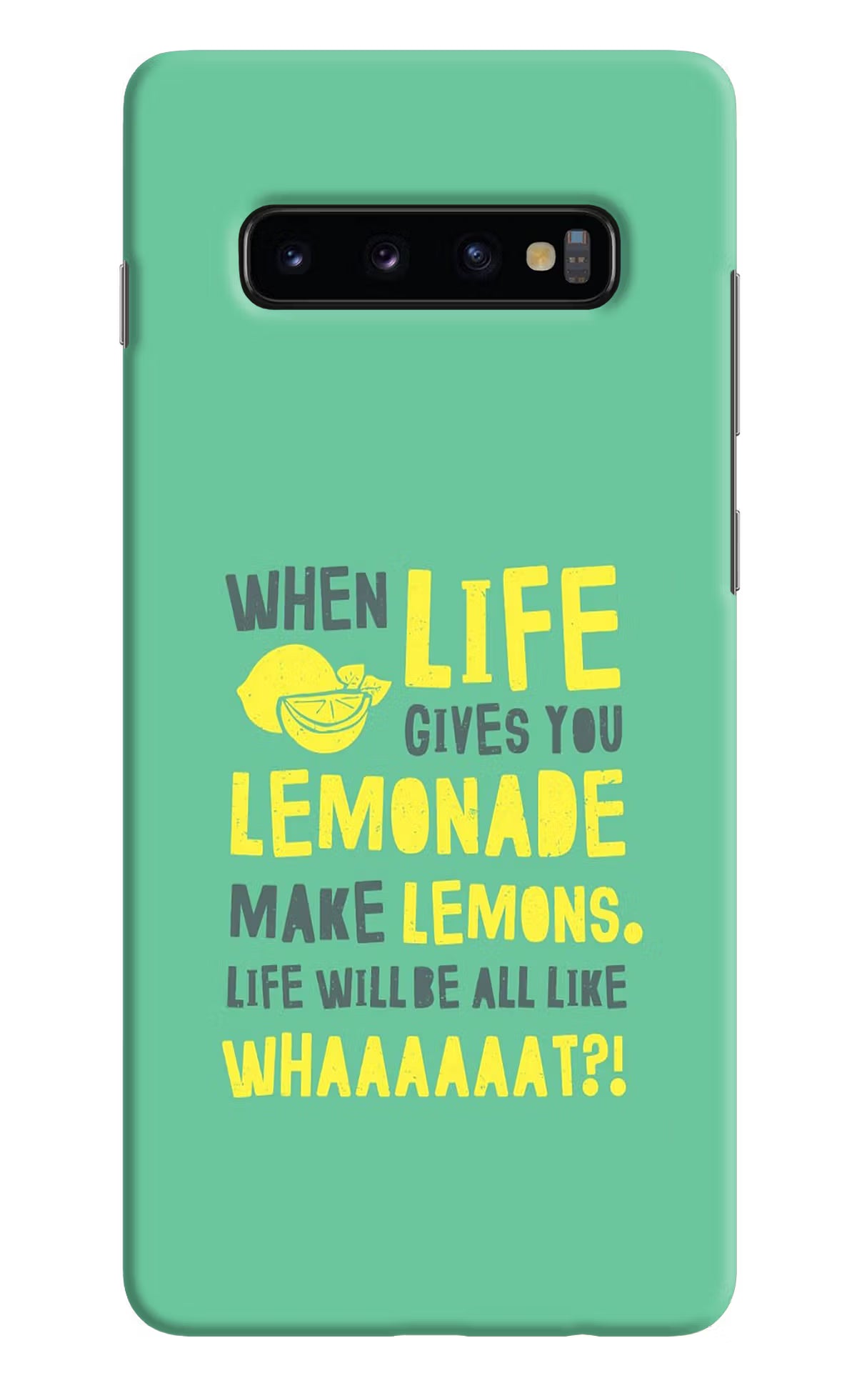 Quote Samsung S10 Plus Hard Case Back Cover by Casekaro