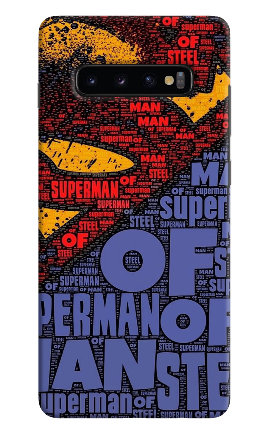 Superman Samsung S10 Plus Back Cover, Hard case