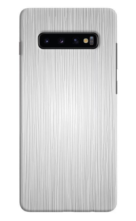 Wooden Grey Texture Samsung S10 Plus Hard Case Back Cover by Casekaro