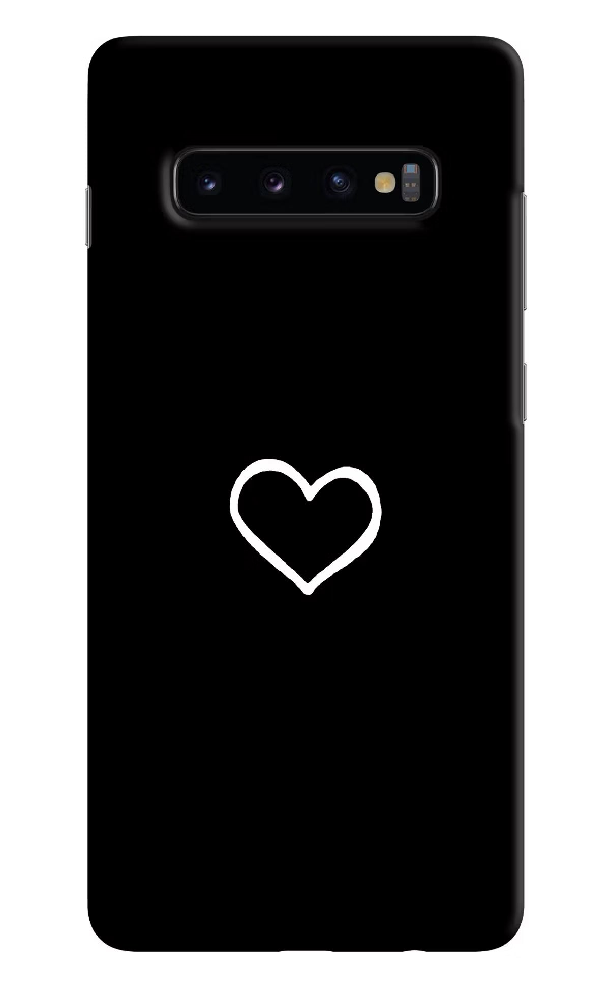 Heart Samsung S10 Plus Hard Case Back Cover by Casekaro