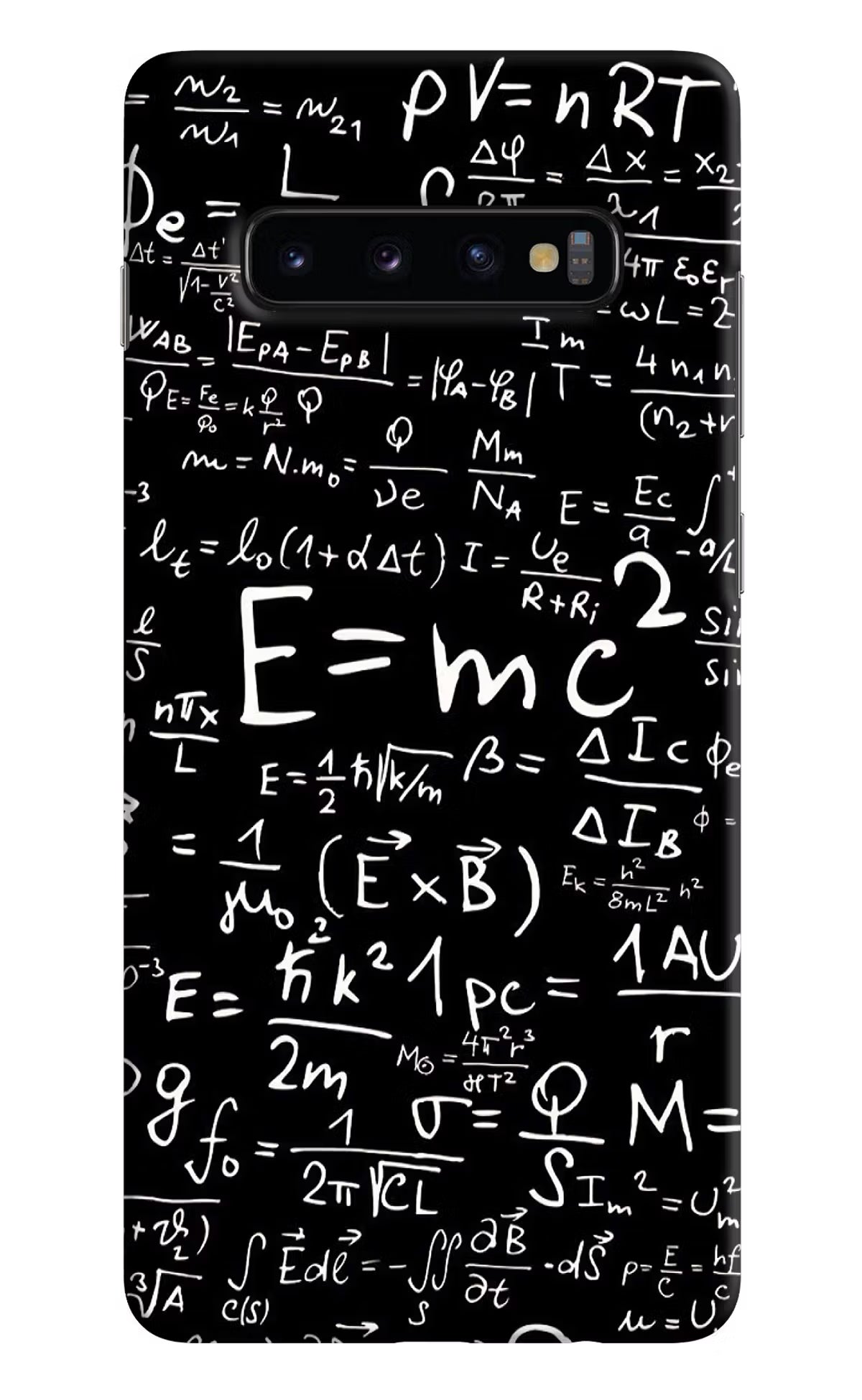 Physics Formula Samsung S10 Plus Hard Case Back Cover by Casekaro