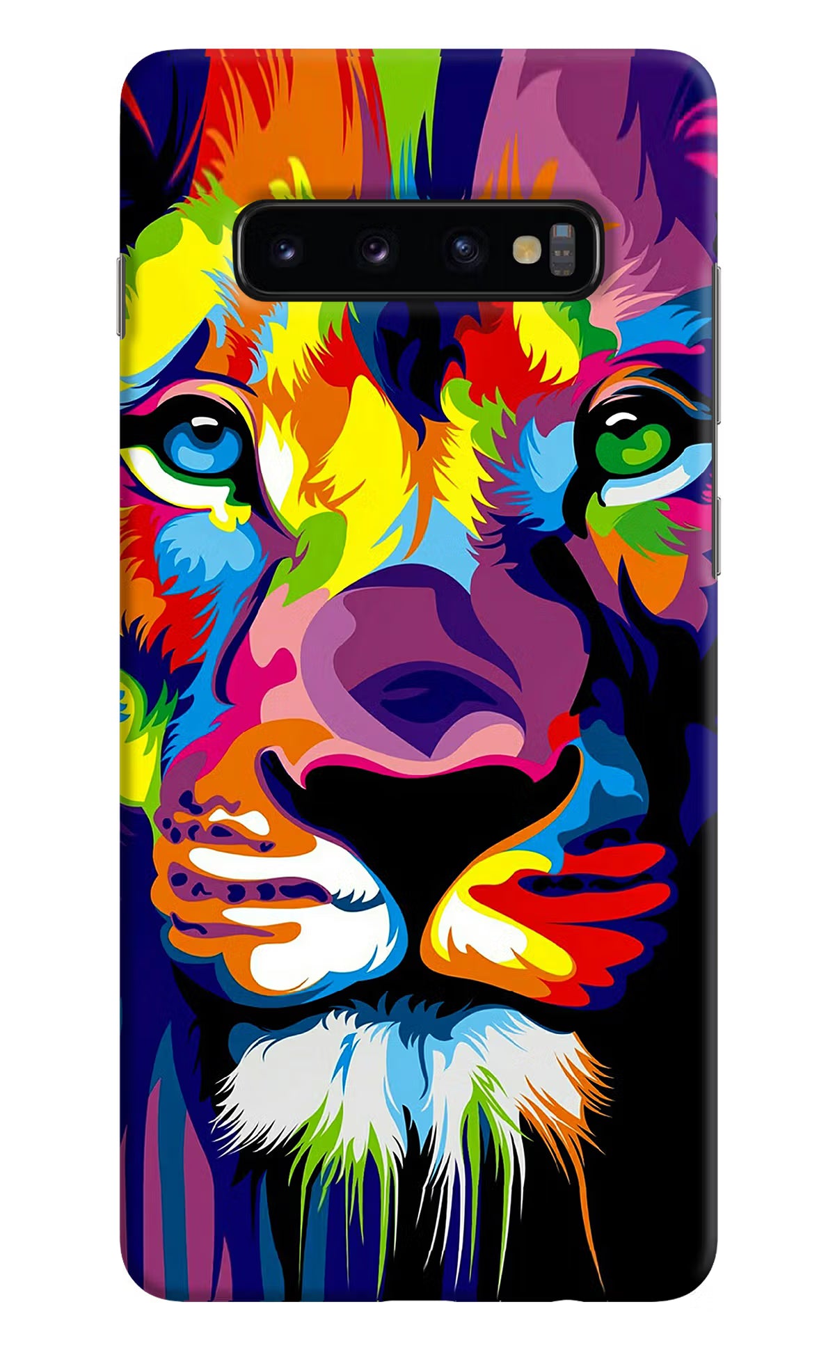 Lion Samsung S10 Plus Hard Case Back Cover by Casekaro