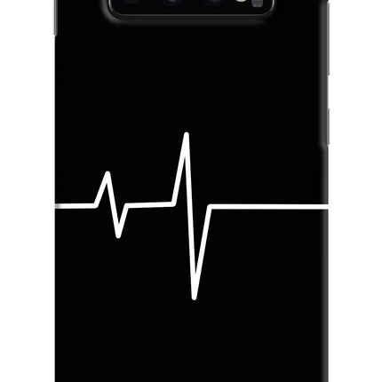 Heart Beats Samsung S10 Plus Hard Case Back Cover by Casekaro