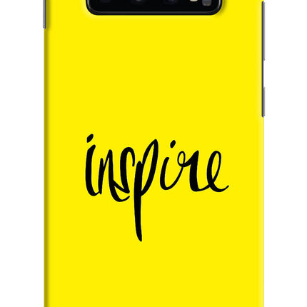 Inspire Samsung S10 Plus Hard Case Back Cover by Casekaro