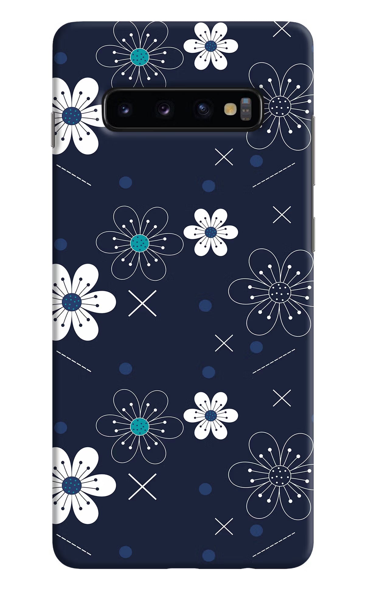Flowers Samsung S10 Plus Hard Case Back Cover by Casekaro