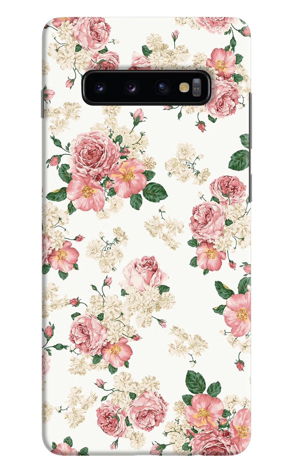 Flowers Samsung S10 Plus Hard Case Back Cover by Casekaro