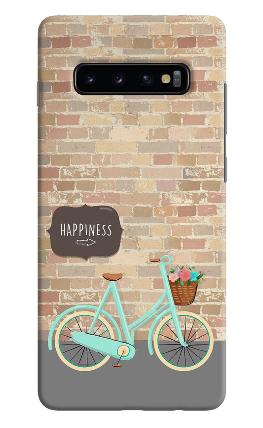 Happiness Artwork Samsung S10 Plus Hard Case Back Cover by Casekaro
