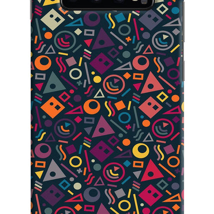 Geometric Abstract Samsung S10 Plus Hard Case Back Cover by Casekaro