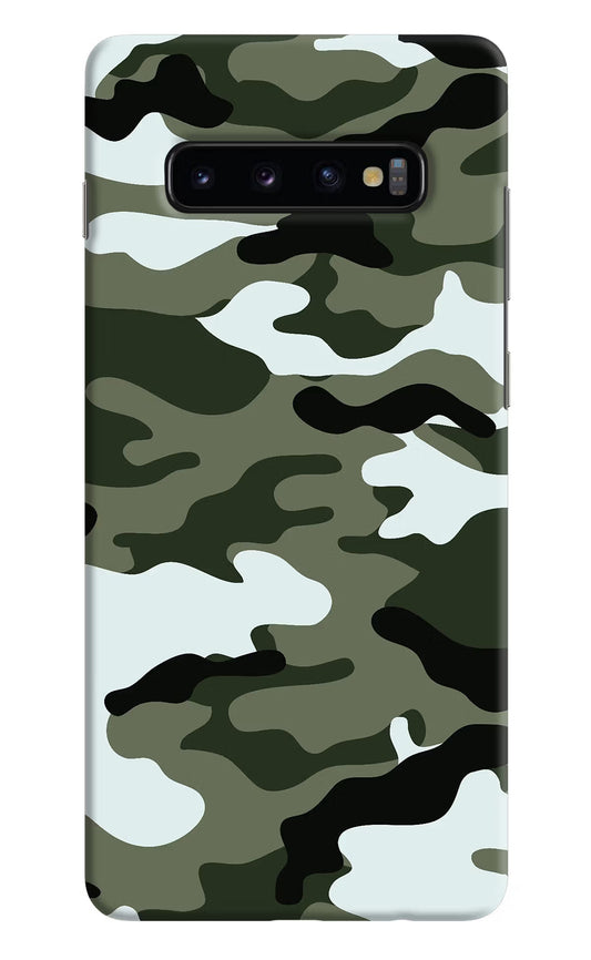 Camouflage Samsung S10 Plus Hard Case Back Cover by Casekaro